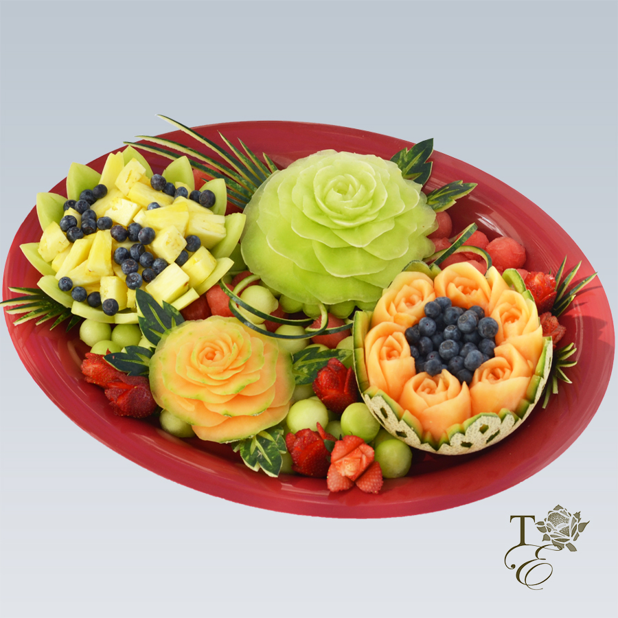 fruit vegetable carving decoration birthday special occassion, image size:900x900